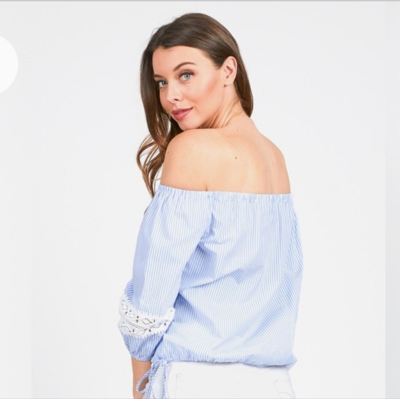 Lumbered Crochet Trim Top - Picture 3 of 12